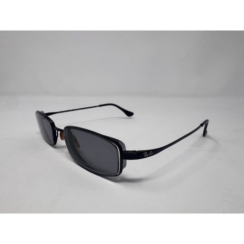 Ray-Ban Black Rectangular Sunglasses - Picture 3 of 12